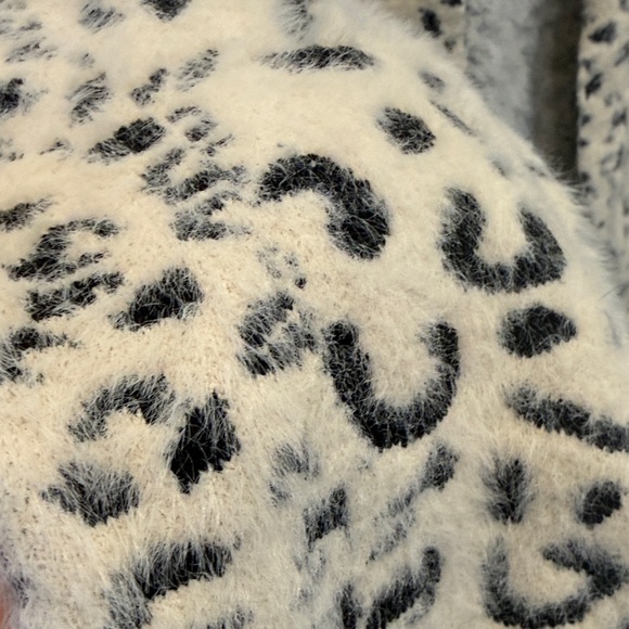 Cyrus Cream and Black Leopard Print Cardigan - Picture 3 of 5
